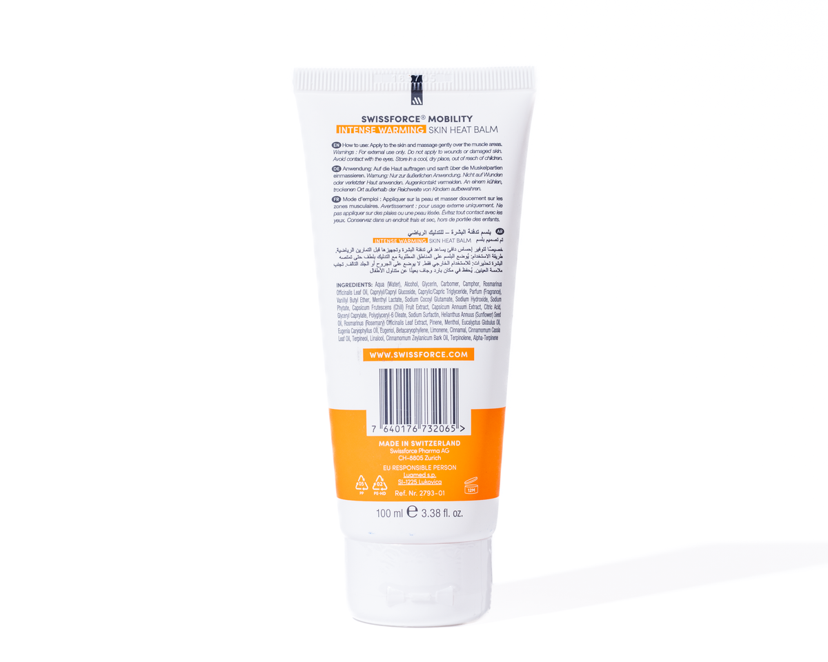 Pre-Workout Skin Heat Balm 100 ml