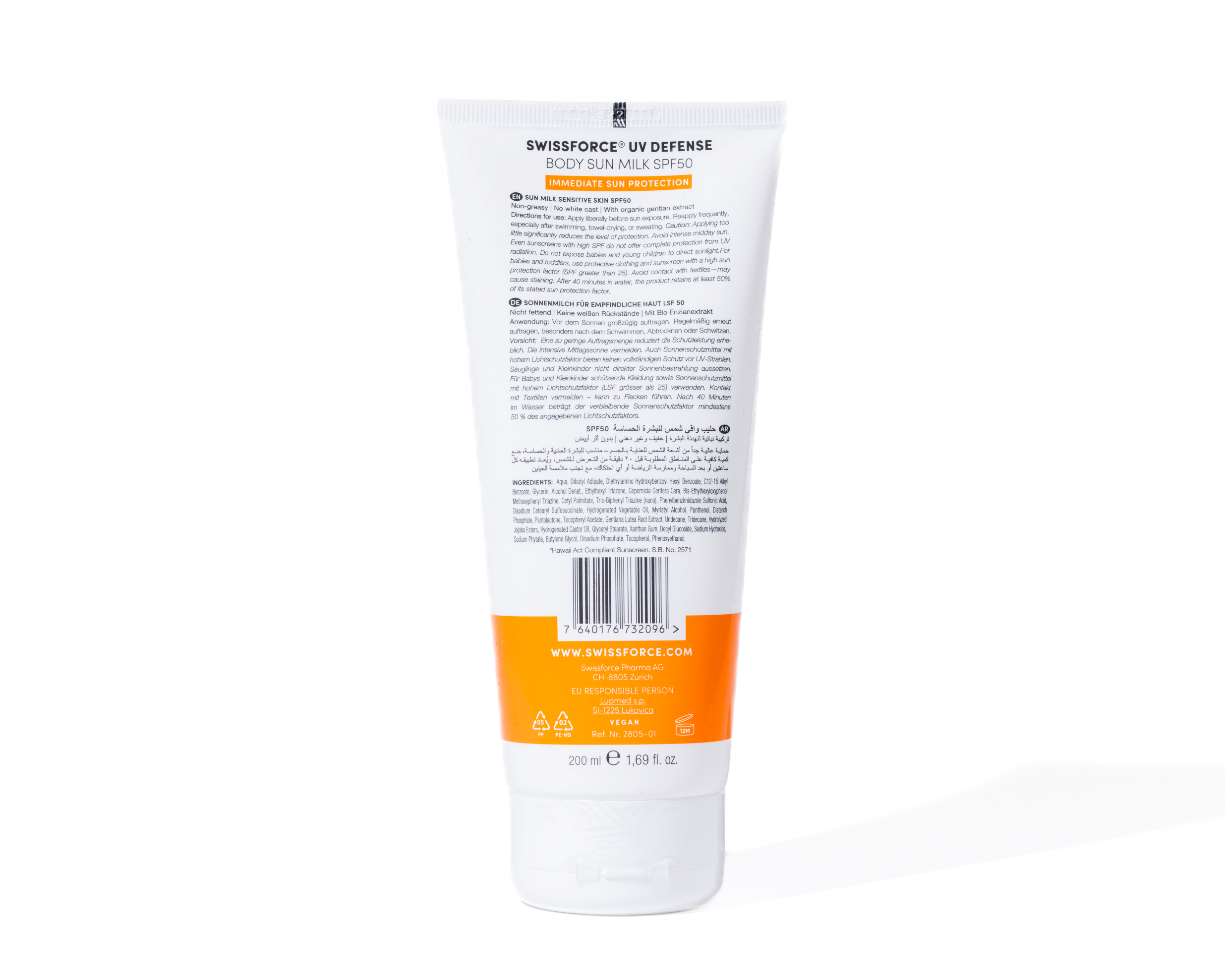 Sun Milk Body SPF50 PA++++ 200 ml